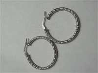 Orecchini Domar Donna Cerchi argento 925 diamantati in Argento ORAR-494-280